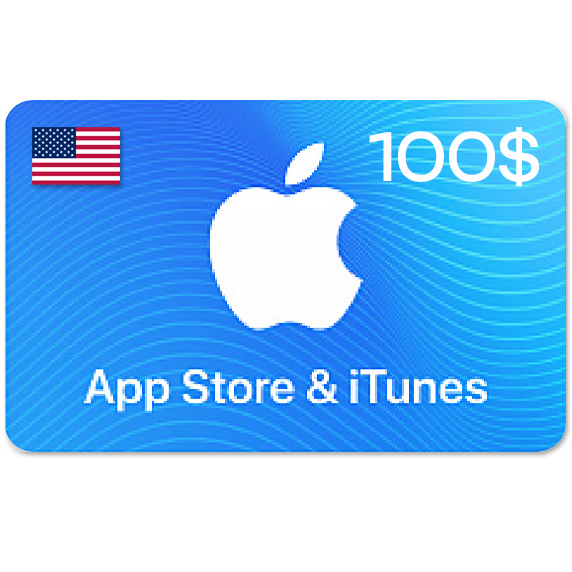 Подарочная карта Apple на 100$