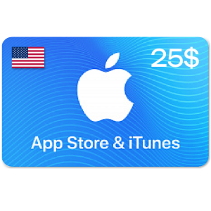 Подарочная карта Apple на 25$