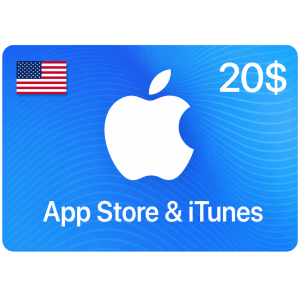 Подарочная карта Apple на 20$