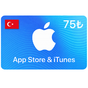 Подарочная карта Apple на 75₺